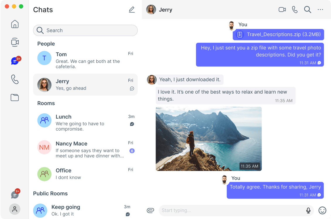 SafeMeet Chat Feature